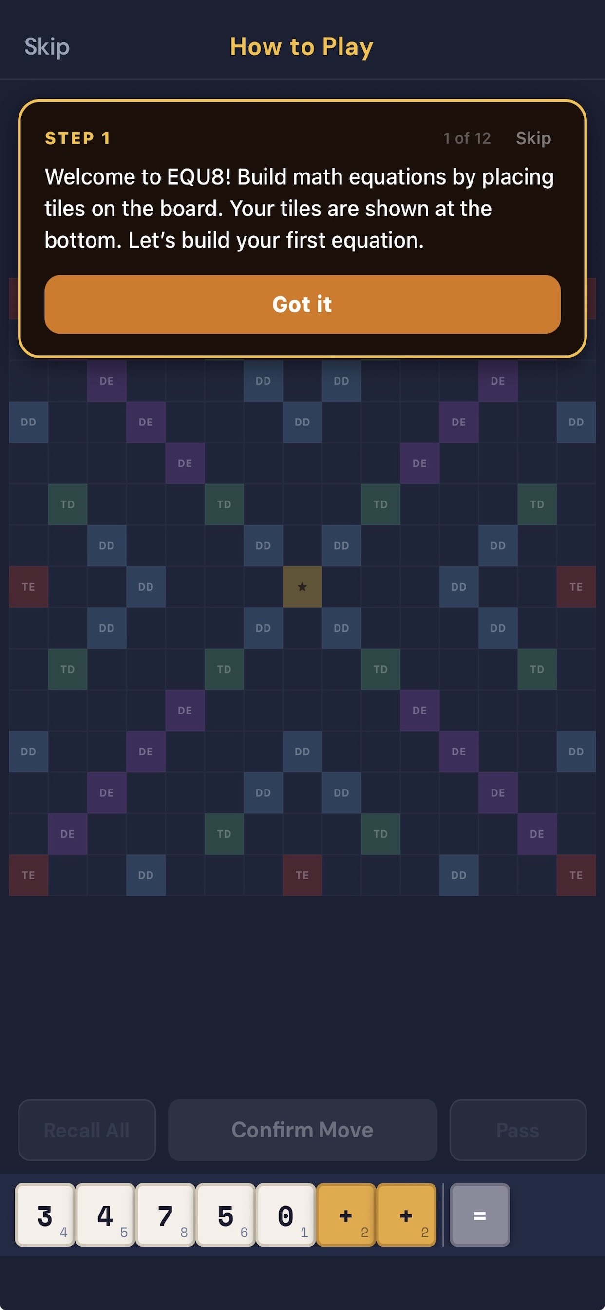 EQU8 game screenshot